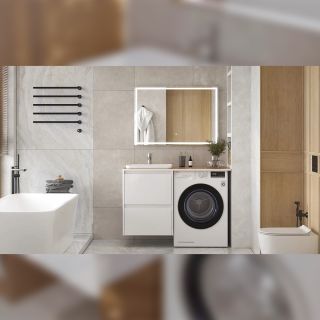 Тумба под раковину подвесная Velvex Klaufs tp.KLA.56.2Y, 55 см